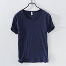 Elijah - BHerre t-shirt med rund hals i blød soft-touch