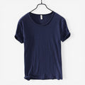William – T-shirt med Rund Hals Kort Ærme og Løs Pasform