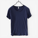 William – T-shirt med Rund Hals Kort Ærme og Løs Pasform