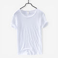 William – T-shirt med Rund Hals Kort Ærme og Løs Pasform