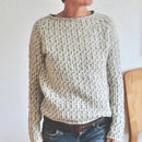 Sophia - Sweater med rund hals, lange ærmer og flatterende