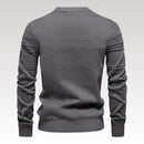 Robby - Smal langærmet sweater med Diskrete broderede
