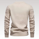 Robby - Smal langærmet sweater med Diskrete broderede