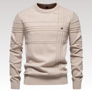 Robby - Smal langærmet sweater med Diskrete broderede