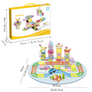 BuildMotion - Byggesæt med tandhjul Sammenlåsende klodser med motoriserede tandhjul til dynamisk leg