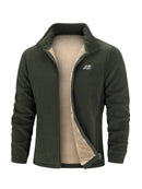 Jayden fleece sweater med uldfor