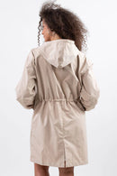 ChicCoat - Jakke til kvinder i beige polyester