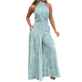 Eleni - Dame jumpsuit med bredde ben & print