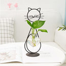 FloraKitty - Katteplanteholder med hjerteformet vase i
