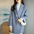 Grace - Elegant dobbeltradet oversized frakke med lange