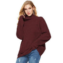 Brenda elegant oversized rullekravetrøje