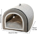 PetRest – Lukket kæledyrsseng med blød hynde og et roligt tilflugtssted