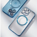 AuraShield – Gennemsigtigt telefoncover med magnetisk ring