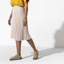 Slip-on sandaler med rund tå