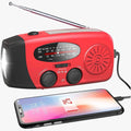 VoltSurv - Nødradio med LED-lommelygte og multiopladning