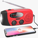 VoltSurv - Nødradio med LED-lommelygte og multiopladning