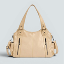 Dame skuldertaske med aftagelig crossbody-rem