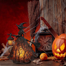 Halloween Troldelampe med LED Lys
