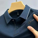 Jacob – Kortærmet polo med knapkrave og print