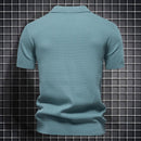 Herre Slim Fit Polo Shirt med Korte Ærmer