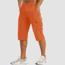 Herre Shorts med Høj Talje og Knælang Længde