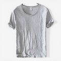 William – T-shirt med Rund Hals Kort Ærme og Løs Pasform