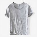 William – T-shirt med Rund Hals Kort Ærme og Løs Pasform