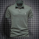 Herre Slim Fit Polo Shirt med Knaplukning og Klassisk Krave