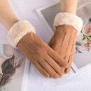 Jennies - Elegante forede handsker med diskrete syninger og