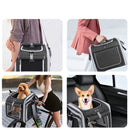 PawVelo – Udvidelig cykelkurv til kæledyr med sidevinduer for hurtigudløser