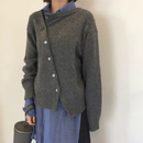Dame Oversized Cardigan med Knapper