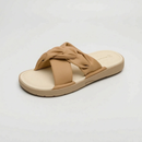 Dame slippers med krydsremme
