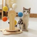 PawTastic - Kradsetræ til katte med kradsehjul og robust