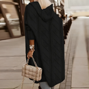 Dame Kabelstrik Hooded Cardigan