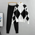 CozyChic - Ounge-ensemble til kvinder med sweater + lange