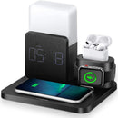 GlowDock - 4-i-1 trådløs oplader med alarm og justerbar