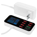 PlugTray - Kompakt multi-USB-opladerhub med 6 porte og
