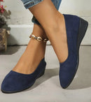 Veda – Stilfulde Kile Sko med Klassisk Afrundet Tå