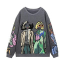 Cora langærmet sweatshirt med rund hals og løs pasform