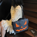 Halloween Messenger Bag med Græskar Design