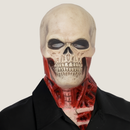 Blodig Skeletmaske til Halloween Kostume