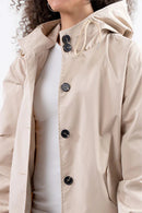 ChicCoat - Jakke til kvinder i beige polyester