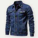 Herre denim truckerjakke med tidløst design