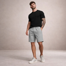 Mænds Shorts med Snøre i Taljen og Lommer