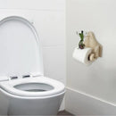BathBuddy - Toiletpapirholder med frø der pedalerer Sjov