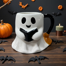 Søde Halloween-Spøgelsesmug med Bogdesign