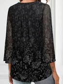 Ashley blomsterbluse