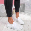 Naina - Slip-on sneakers med polstret sål og justerbar rem