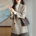 Grace - Elegant dobbeltradet oversized frakke med lange