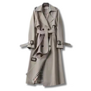 Karen - Moderne trenchcoat med bælte i taljen og lange ærmer